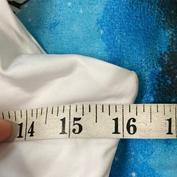 Women’s White Spaghetti Strap Bodysuit medium 16-20” - Picture 6 of 7